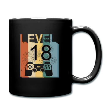 Geschenk zum 18 Tasse - Level 18, Vintage Shirt zum 18. Geburtstag