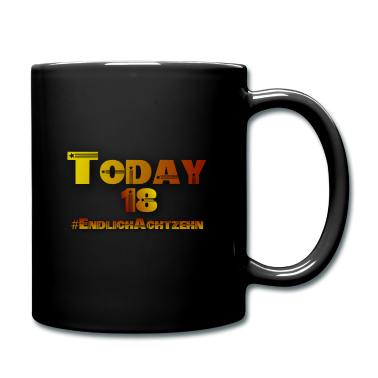 Geschenk zum 18 Tasse - Endlich 18
