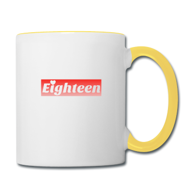 Geschenk zum 18 Tasse - Eighteen 18