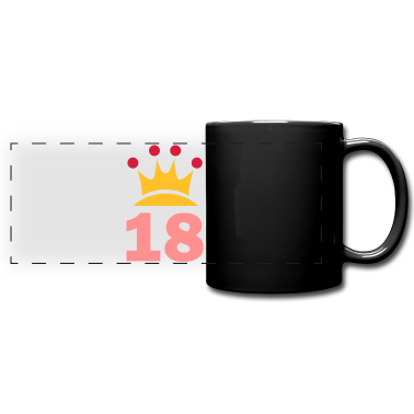 Geschenk zum 18 Tasse - Krone 18