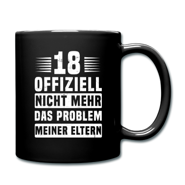 Geschenk zum 18 Tasse - 18. Geburtstag Design für einen 18-Jährigen