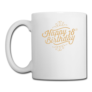 Geschenk zum 18 Tasse - 18 Jahre retro 18 sand - 2002 18 Geburtstag