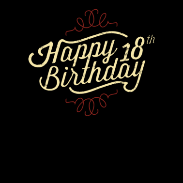 Motiv 18 Jahre retro 18 cream - 2002 18 Geburtstag
