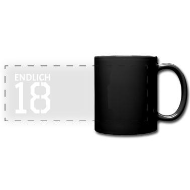 Geschenk zum 18 Tasse - Endlich 18