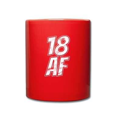 Geschenk zum 18 Tasse - 18. Geburtstagsgeschenk - 18 AF
