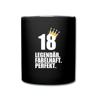 Geschenk zum 18 Tasse - 18. Geburtstag Geschenk