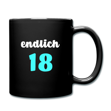 Geschenk zum 18 Tasse - Endlich 18