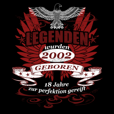 Motiv Geschenk zum 18 Geburtstag Jahrgang 2002 18 Jahre