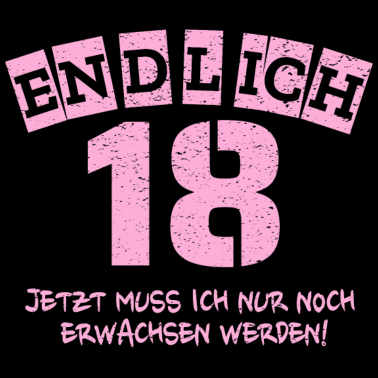 Motiv 18. Geburtstag Geschenk lustig cooler Spruch 18