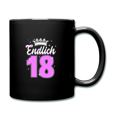 Geschenk zum 18 Tasse - Endlich 18