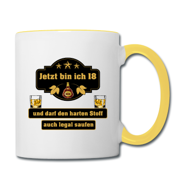 Geschenk zum 18 Tasse - 18. Geburtstag Geburtstagsgeschenk 18 Jahre alt