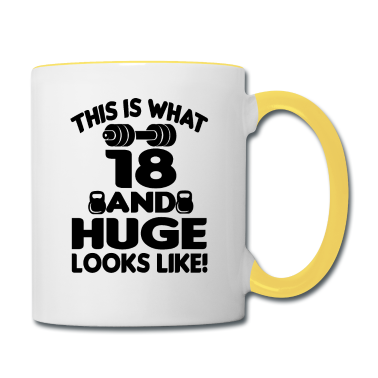 Geschenk zum 18 Tasse - 18 Jahre 18 Geburtstag Geschenk