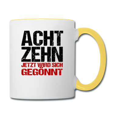 Geschenk zum 18 Tasse - 18 Jahre 18 Geburtstag Geschenk