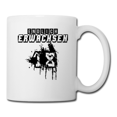 Geschenk zum 18 Tasse - 18 - Endlich erwachsen! Zum 18. Geburtstag