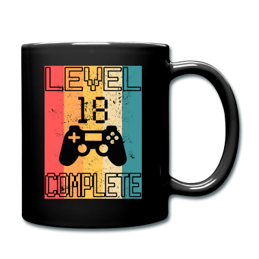 Geschenk zum 18 Tasse - Level 18 Complete