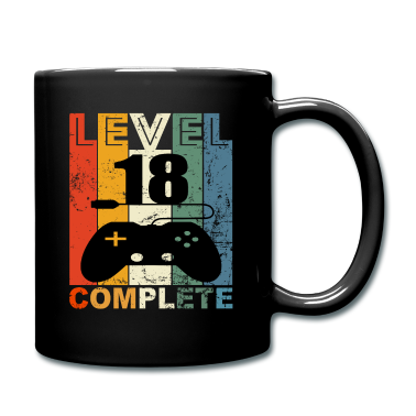 Geschenk zum 18 Tasse - 18. Geburtstag Gamer 18 Jahre Geburtstagsgeschenk