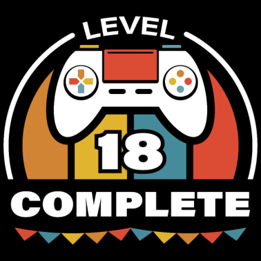 Motiv Level 18 Complete / 18.Geburtstag