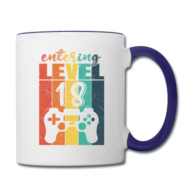 Geschenk zum 18 Tasse - Level 18 Gaming Controller 18. Geburtstag