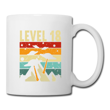 Geschenk zum 18 Tasse - Level 18 Gaming Controller 18. Geburtstag
