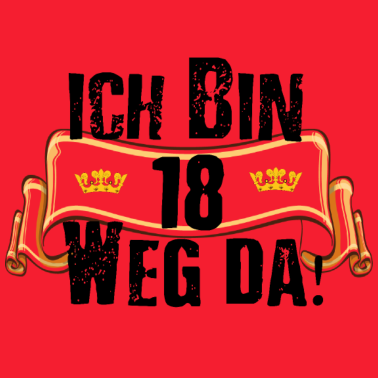 Motiv 18. Geburtstag Ich bin 18 Jahre Bestes Geschenk