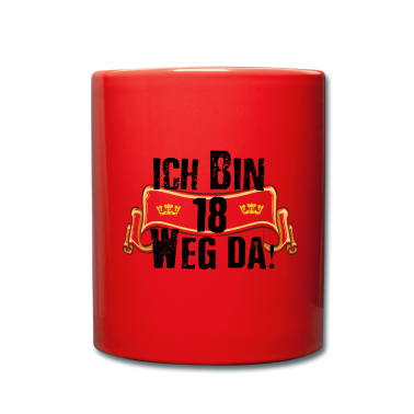 Geschenk zum 18 Tasse - 18. Geburtstag Ich bin 18 Jahre Bestes Geschenk
