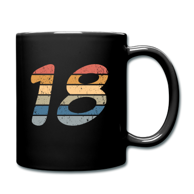 Geschenk zum 18 Tasse - 18 Geburtstag Retro