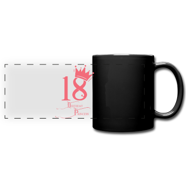 Geschenk zum 18 Tasse - 18 Geburtstag Prinzessin Krone Geschenk