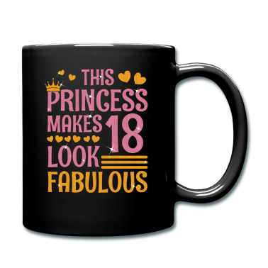 Geschenk zum 18 Tasse - 18.Geburtstag Königin 18 Jahre Achtzehn