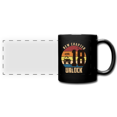 Geschenk zum 18 Tasse - 18. Geburtstag Level 18 Unlock Geburtstagsgeschenk