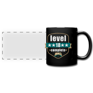 Geschenk zum 18 Tasse - 18. Geburtstag Level 18 complete 2002
