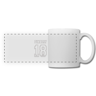 Geschenk zum 18 Tasse - Finally 18 white