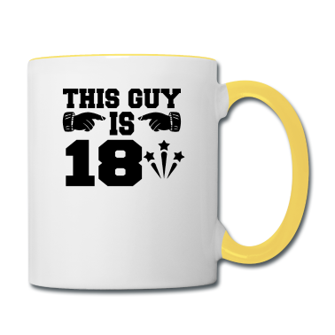 Geschenk zum 18 Tasse - 18 Jahre 18 Geburtstag Geschenk 9