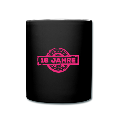 Geschenk zum 18 Tasse - 18 Jahre 18. Geburtstag Volljährig Geburtstagspart
