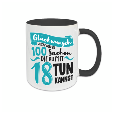 Motiv Tassen Endlich 18