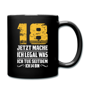 Geschenk zum 18 Tasse - 18. Geburtstag Geschenk