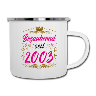 Geschenk zum 18 Emaille Tasse - 18. Geburtstag 18 Jubiläum 18 Ehrentag Prinzessin