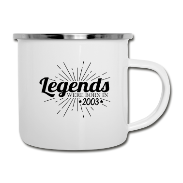 Geschenk zum 18 Emaille Tasse - Geschenkideen zum 18. Geburtstag Retro