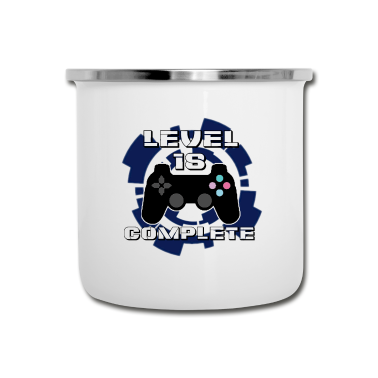 Geschenk zum 18 Emaille Tasse - Level 18 Complete