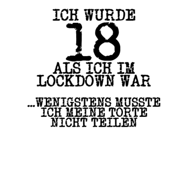 Motiv 18. Geburtstag Feiern Party 18 Jahre Volljährig