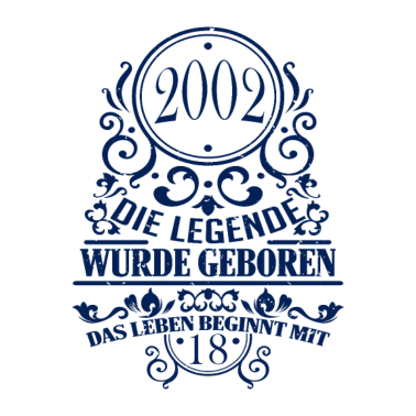 Motiv 18 Geburtstag Vintage Legende