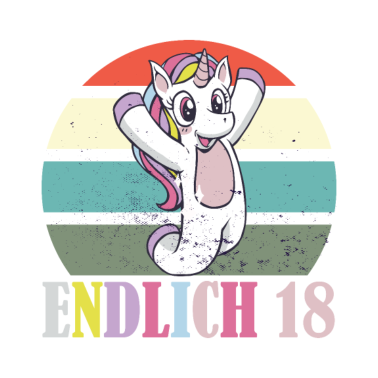 Motiv Damen 18. Geburtstag Mädchen Frau Frauen 18 Jahre