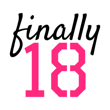 Motiv Endlich 18 Geschenkidee - 18 Geburtstag