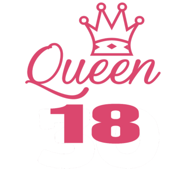 Motiv 18. Geburtstag Königin 18 Jahre alt