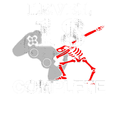 Motiv 18 Jahre - 18. Geburtstag Level 18 Complete Shirt