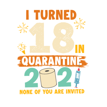 Motiv 18. Geburtstag in der Quarantäne