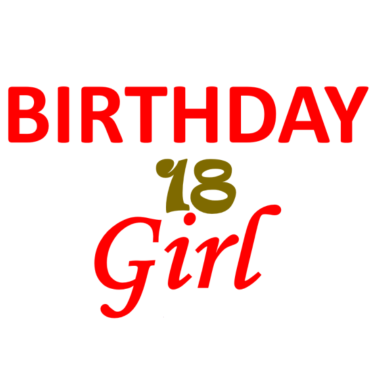 Motiv GEBURTSTAGSMÄDCHEN 18