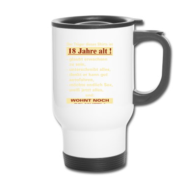 Geschenk zum 18 Thermobecher - 18 Jahre Traeger 18 - 2002 18 Geburtstag