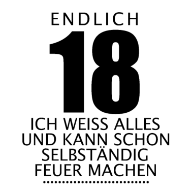 Motiv 18 Jahre