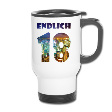 Geschenk zum 18 Thermobecher - endlich 18