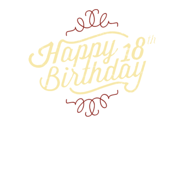 Motiv 18 Jahre retro 18 cream - 2002 18 Geburtstag